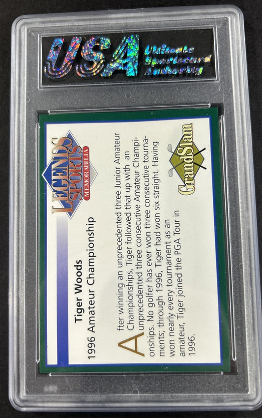 2001 Legends Sports 1996 Amateur Championship #Nno Tiger Woods USA Gem Mint 10