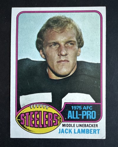 1976 Topps Set-Break #220 Jack Lambert RC Ex -nm Nice HOF Steelers Rookie Card