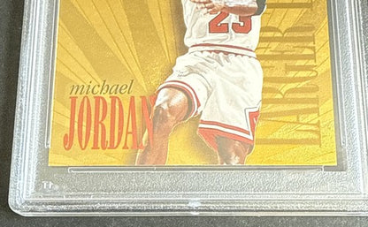 1995-96 Skybox Premium Larger than Life Michael Jordan Psa 8 Nm - Mint L1