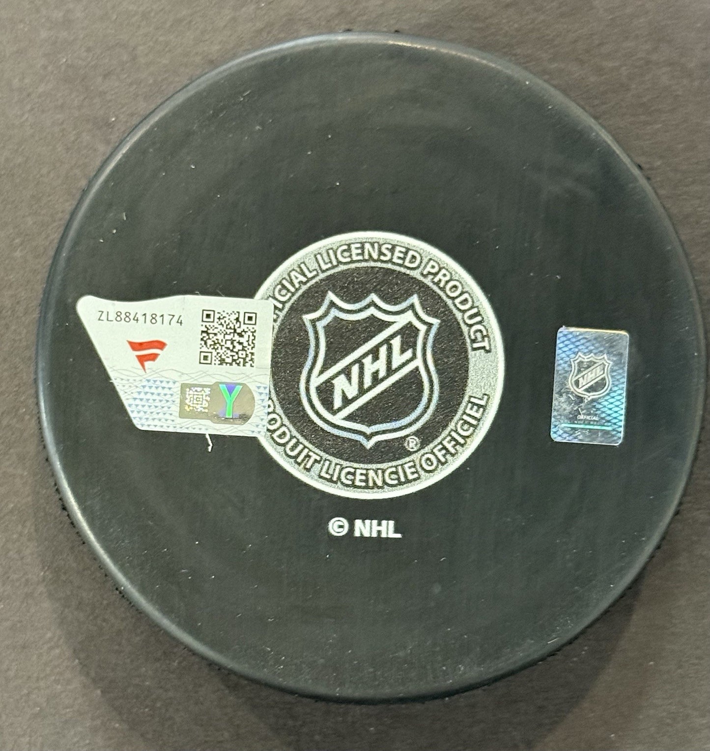 Alexander Ovechkin Signed Capitals #895 Record Dated Goal Puck Auto Fanatics Coa