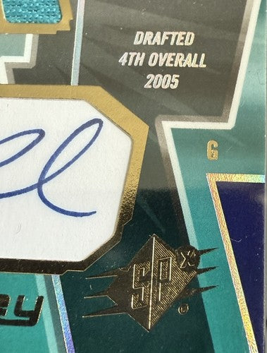 2005-06 SPx Upper Deck Chris Paul #153 Rookie Jersey Patch Psa 9 Mint Auto / 750