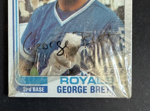 1982 Topps Baseball Grocery Sealed cello Pack #200 George Brett Top HOF Mint