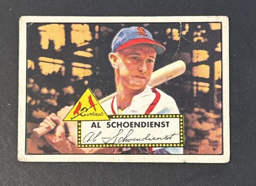 1952 Topps #91 Al Red Schoendienst HOF Centered Good - Vg