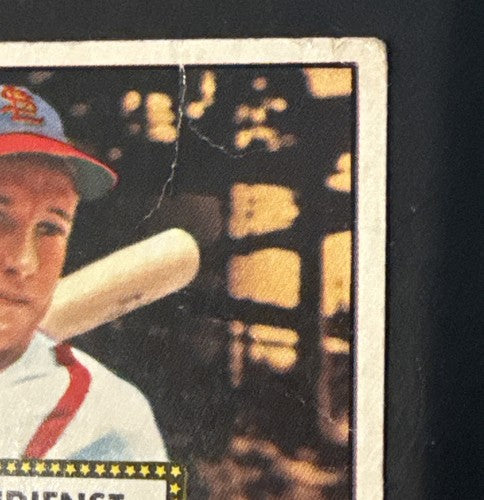 1952 Topps #91 Al Red Schoendienst HOF Centered Good - Vg