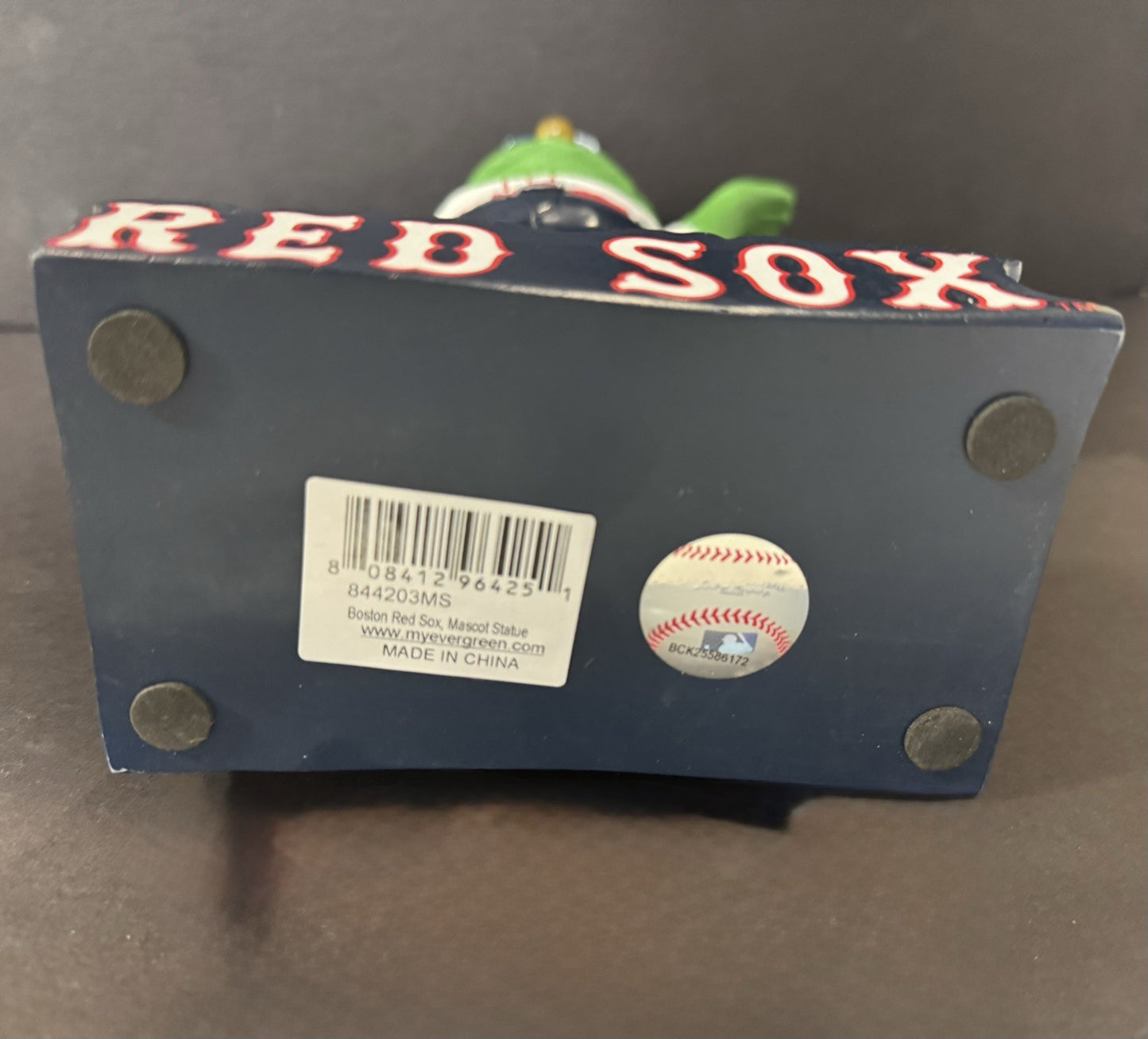 Boston Red Sox Mascot Statue 12" MLB Baseball Figurine David Ortiz NIB