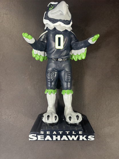 Seattle Seahawks Mascot Statue 12" NFL Football Figurine NIB New In Stock