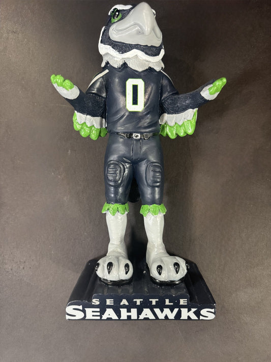 Seattle Seahawks Mascot Statue 12" NFL Football Figurine NIB New In Stock