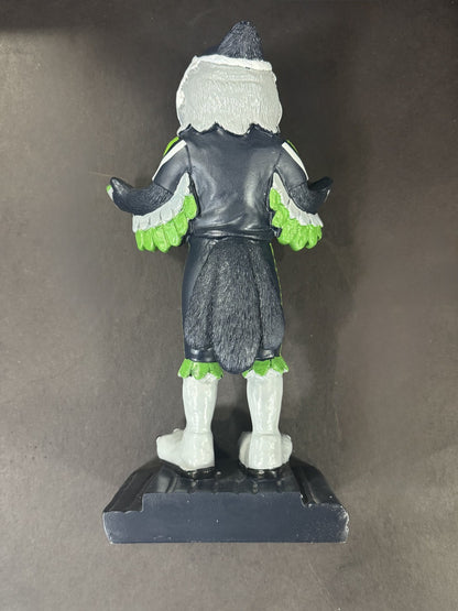 Seattle Seahawks Mascot Statue 12" NFL Football Figurine NIB New In Stock