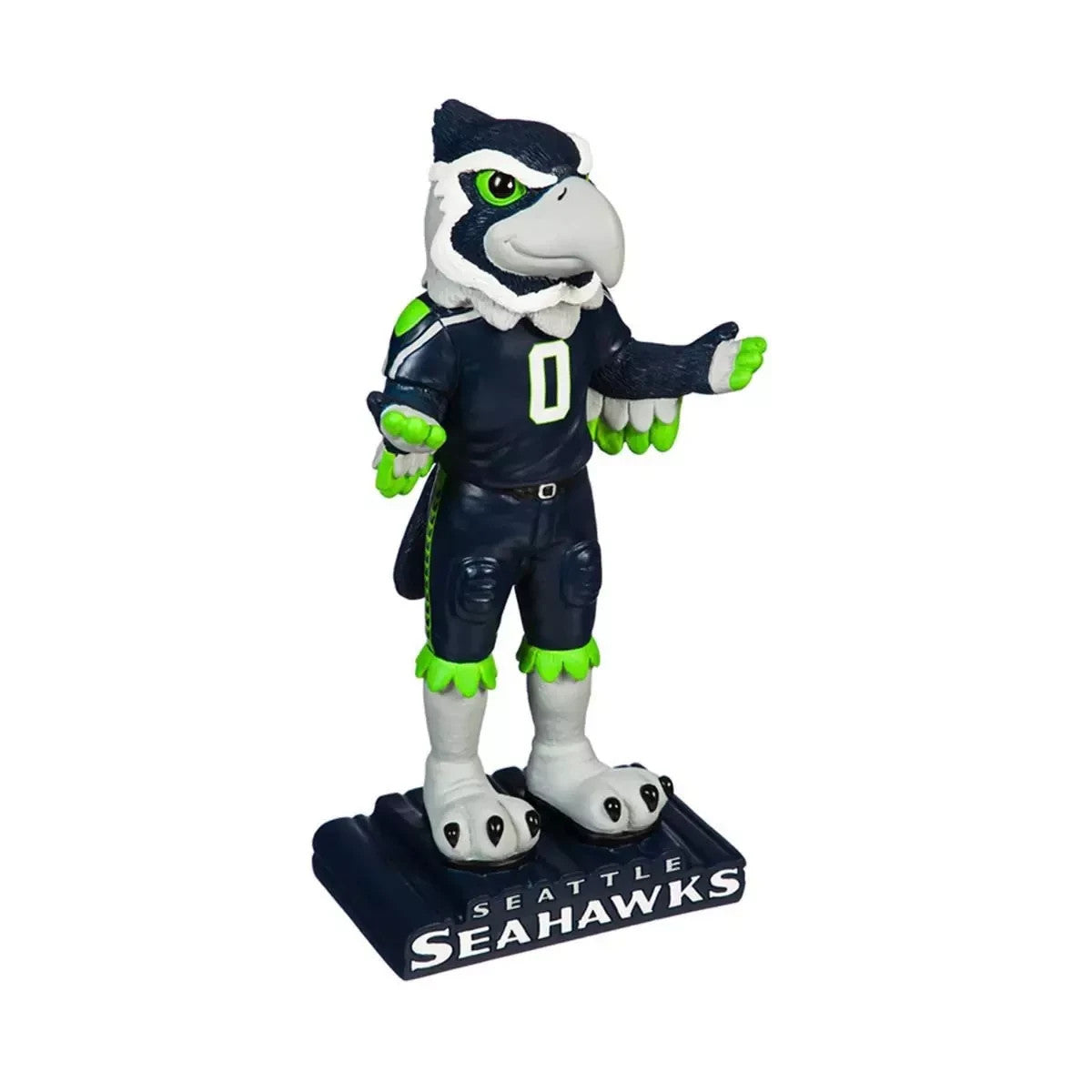 Seattle Seahawks Mascot Statue 12" NFL Football Figurine NIB New In Stock