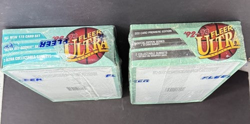 1992-93 Fleer Ultra Series 1 & 2 NBA Basketball Factory Sealed 2 Boxes Mint Box