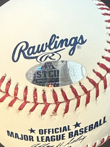 DAVEY JOHNSON Mets Signed MLB Baseball 1986 Ws Champs Auto Steiner & MLB W/ Case
