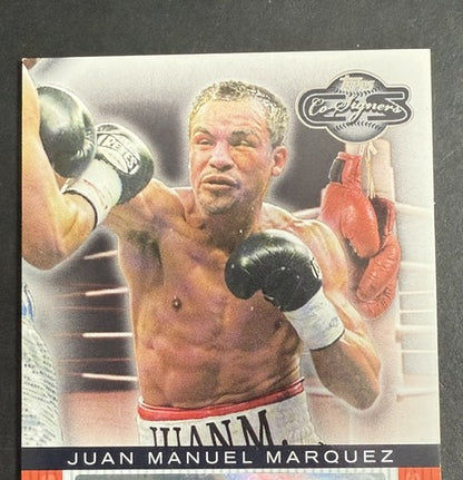 2008 Topps Co-Signers Juan Manuel Marquez Mint Auto Card Boxing SS-JM Solo Sigs