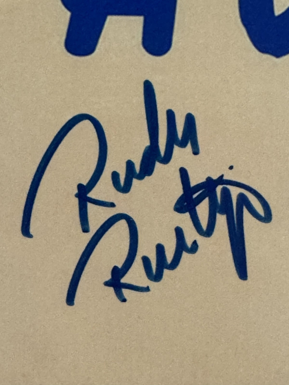 Rudy Ruettiger Signed Notre Dame Play Like A Champion 8x10 Photo Framed Auto COA