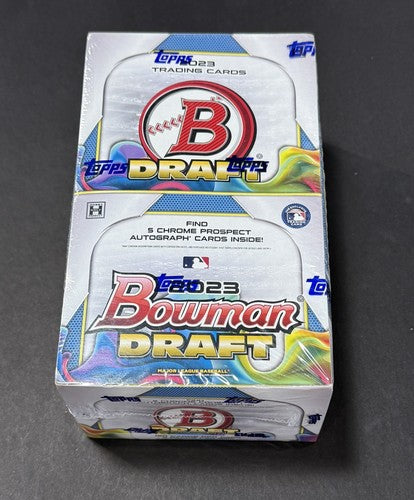 2023 Bowman Draft Chrome Baseball SUPER JUMBO HOBBY BOX 5 AUTO Factory SEALED