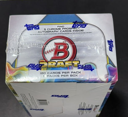 2023 Bowman Draft Chrome Baseball SUPER JUMBO HOBBY BOX 5 AUTO Factory SEALED
