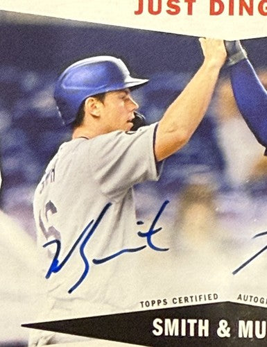 2020 Topps Archives Max Muncy Will Smith Dual Auto 42/150 Dodgers Game 7 Ws Hr