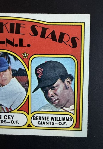 1972 TOPPS #761 ROOKIE STARS BEN OGLIVIE, RON CEY CARD NM MINT+ Beauty