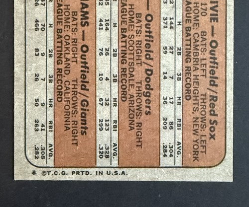 1972 TOPPS #761 ROOKIE STARS BEN OGLIVIE, RON CEY CARD NM MINT+ Beauty