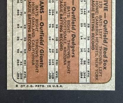 1972 TOPPS #761 ROOKIE STARS BEN OGLIVIE, RON CEY CARD NM MINT+ Beauty