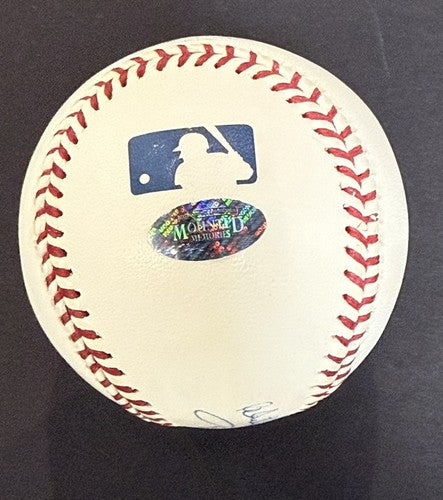 Whitey Ford Yankees Signed Official Baseball 8x Ws Champs Auto Mlb & Mounted Coa