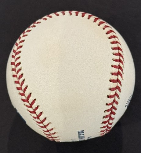 Whitey Ford Yankees Signed Official Baseball 8x Ws Champs Auto Mlb & Mounted Coa