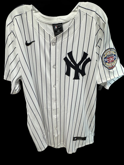 Derek Jeter Signed Nike #2 Pinstripe Authentic Jersey HOF 20 Insc Auto MLB COA