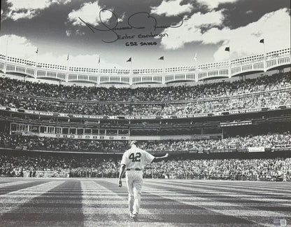 Mariano Rivera Signed 16x20 Framed Photo Enter Sandman 652 Saves Auto Steiner