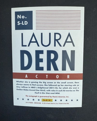 2015 Panini Americana Signatures #S-LD Laura Dern Auto Mint Jurassic Park