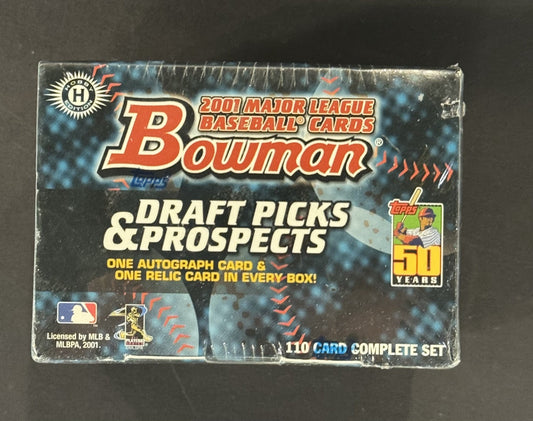 2001 Bowman Draft Picks and Prospects Factory Sealed Set Ichiro rookie Rc Mint
