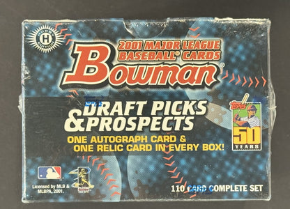 2001 Bowman Draft Picks and Prospects Factory Sealed Set Ichiro rookie Rc Mint
