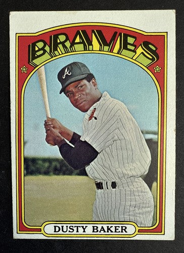 1972 TOPPS #764 DUSTY BAKER HIGH # CARD Ex Atlanta Braves
