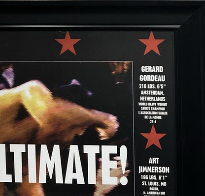 The Ultimate Fighter 1 UFC 1993 18x26 Framed Rep Poster Royce Gracie Champion