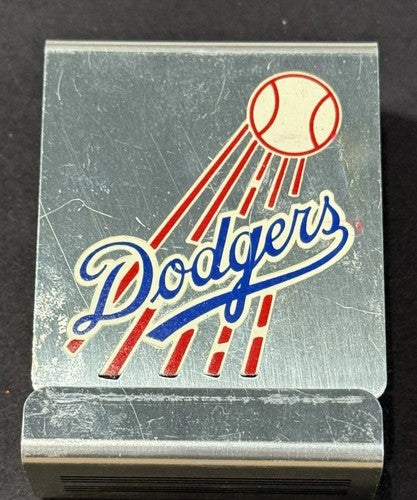 Brooklyn Dodgers 1950 Baseball Schedule Metal Cigarette Case Jackie Robinson