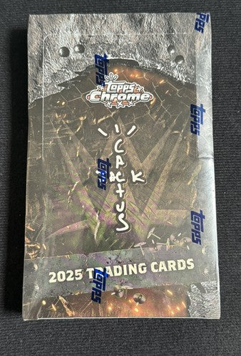 2025 Topps Chrome Mint WWE X Cactus Jack Wrestling Sealed Hobby Box Travis Scott