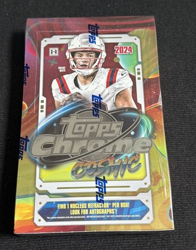 2024 Topps Cosmic Chrome Football Factory Sealed Hobby Box