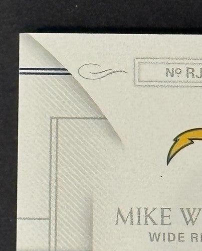 2017 National Treasures Mike Williams  Rookie Patch Auto /99 Booklet RC In Case