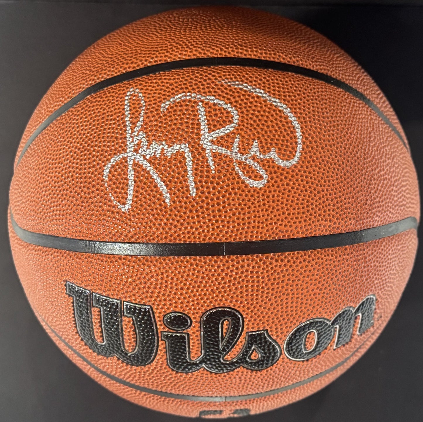 Larry Bird Signed Wilson I/O Basketball Celtics HOF Mint Autograph PSA COA