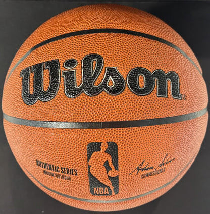 Larry Bird Signed Wilson I/O Basketball Celtics HOF Mint Autograph PSA COA