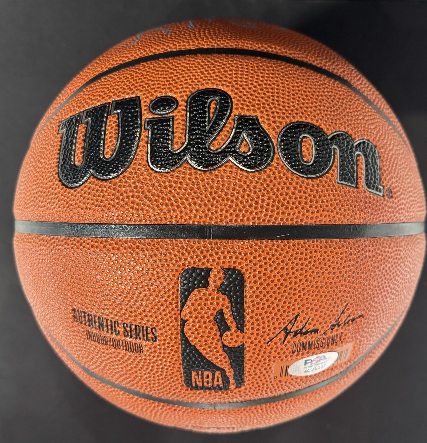 Larry Bird Signed Wilson I/O Basketball Celtics HOF Mint Autograph PSA COA