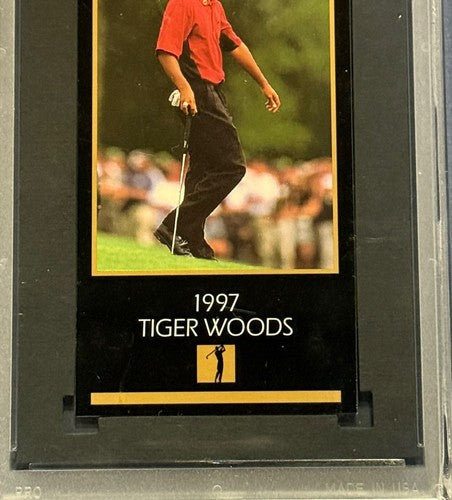 1997-99 Grand Slam Ventures Tiger Woods The Masters Rookie PRO 9.8 Mint Rc