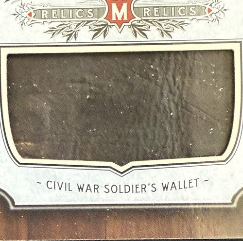 2012 UD Goodwin Champions Museum Collection Civil War Soldier Wallet Relic Rare