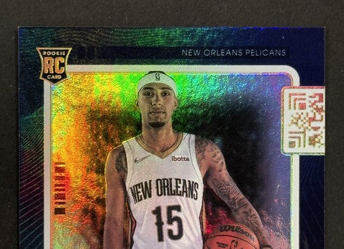 Jose Alvarado RC Auto SSP 33/49 2021-22 Panini Contenders The Finals Rookie
