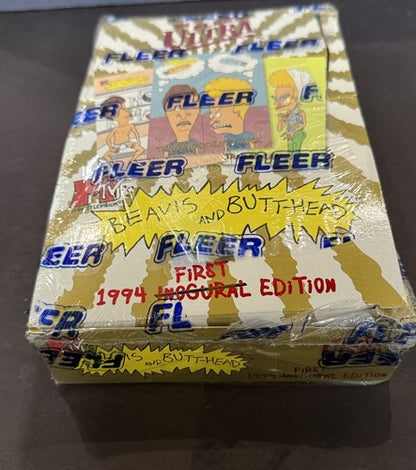 BEAVIS and BUTTHEAD 1994 Fleer Ultra First Edition Factory Sealed 2 Box Lot Rare