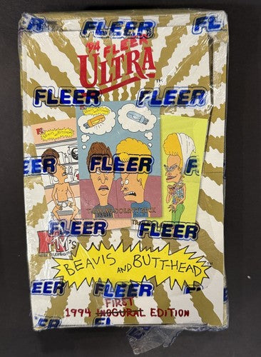 BEAVIS and BUTTHEAD 1994 Fleer Ultra First Edition Factory Sealed 2 Box Lot Rare