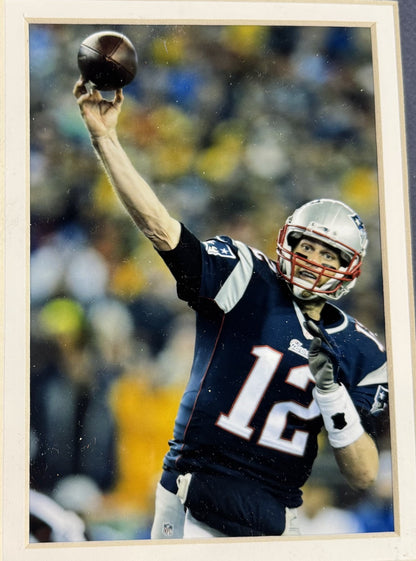 Tom Brady Signed Framed Navy Nike Jersey Patriots HOF Autograph Fanatics COA