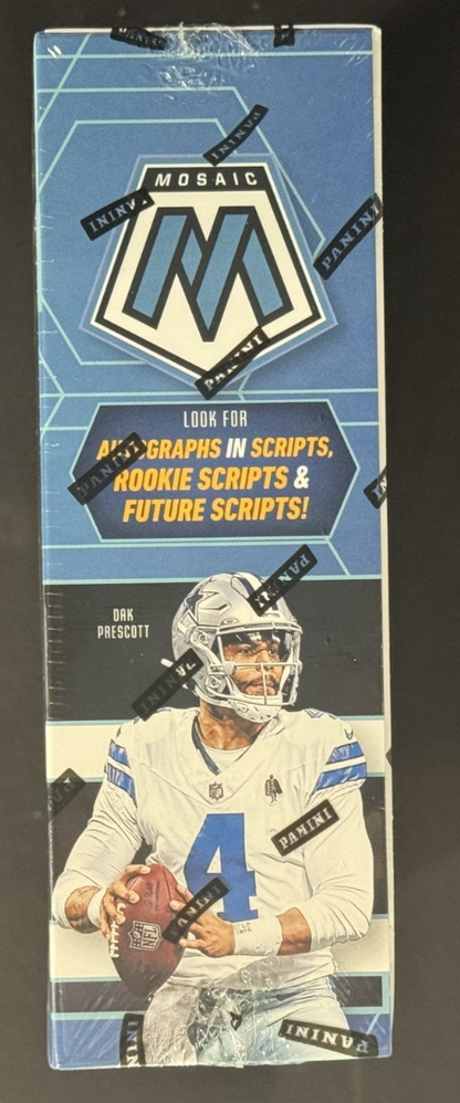 2025 Panini Mosaic NFL Mega Box Factory Sealed Purple Reactive Parallels