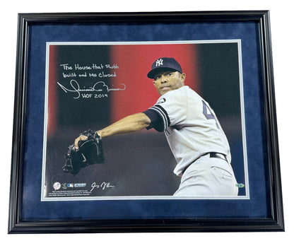 Mariano Rivera Signed Framed Photo 16x20 House Ruth Built Mo Closed Auto HOF Jsa