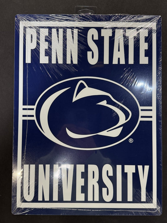 Penn State University 12x16 Evergreen Metal Sign Sealed Licensed Made in USA