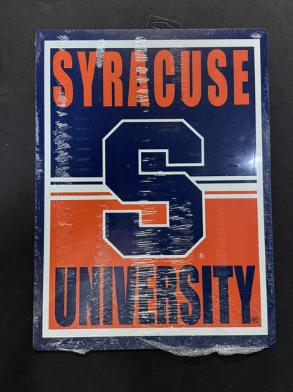Syracuse University 12x16 Evergreen Metal Sign Sealed Licensed Made in USA