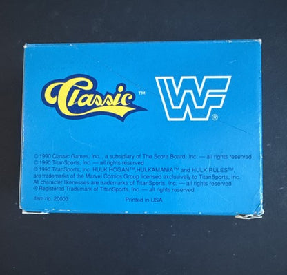 1990 Classic WWF Series 1 Wrestling Complete Factory Set Sealed Hulk Hogan